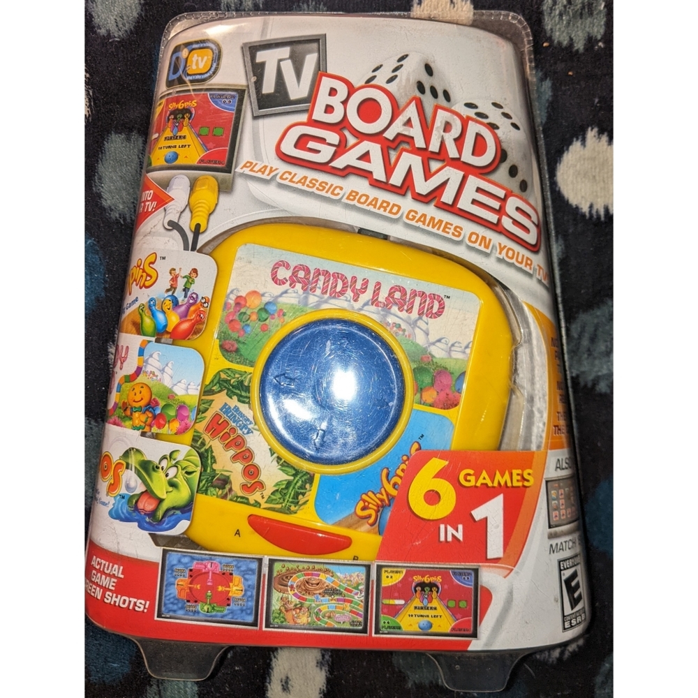 Hasbro TV Board Games 6 In 1 New